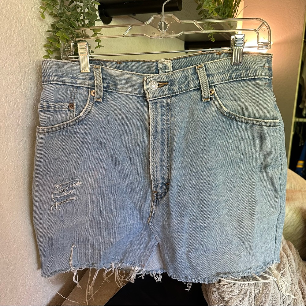 Levi’s 505 Denim Mini Skirt